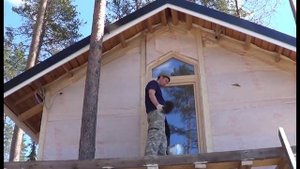 Обшивка дома имитацией бруса. Первая часть. Обрешетка.
