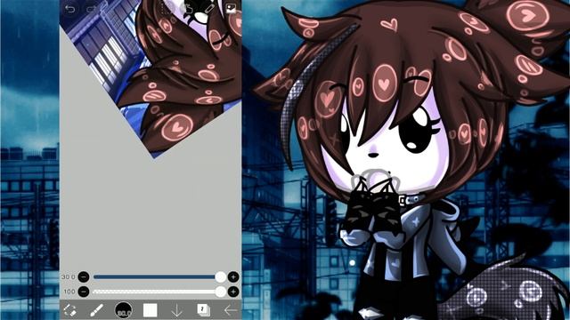 ★←Фишки по обработке 2 • Gacha life/clab • Простые фильтры, эффекты в Ibis Paint Ix→★