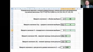 Доверительный интервал для индекса пригодности процессов Ppk