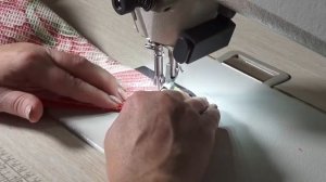 Как сшить ЛАНЧМАТ. Идеальные УГОЛКИ и красивая ПОДГИБКА.