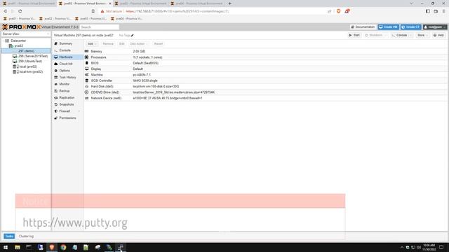 Rename your virtual machine ID and LVM storage name in Proxmox