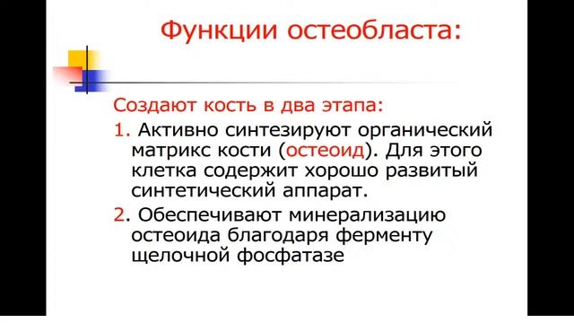 8:00 Скелетные ткани. Хрящевая и костная ткань.