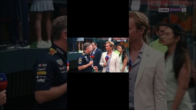 Christian Horner shows☠️Nico Rosberg  his place. Rip.😭