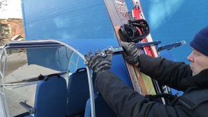 Крепление лыж на прицепе "ВАНЁК-400-3"