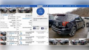 2019 FORD EXPLORER SPORT - 14600$ - Copart, IAAI, Manheim, Auction, Usa Cars, Export