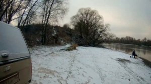 Обзор места для рыбалки Москва река, пос. Чулково