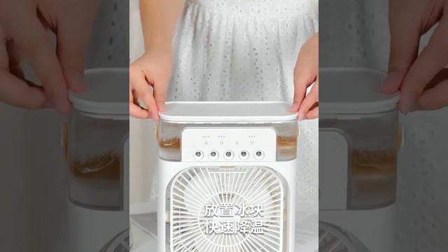 Ventilador De Vento Gelado Umidificador Ar Condicionado Portatil link nos comentarios смотреть онлайн