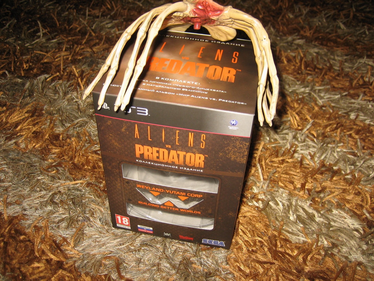 Распаковка Aliens vs Predator (2010) Collector's Edition (PS3)