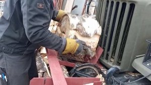 Установка Дровокол на Зил 157