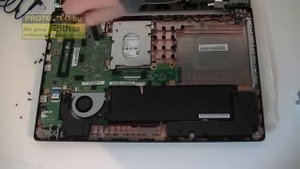 how to replace HDD DVD and battery on Asus F553M, DIY, replacement guide