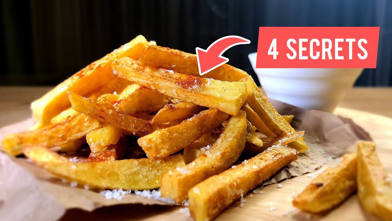 Secrets of the perfect french fries. Нow to cook french fries at home. смотреть онлайн