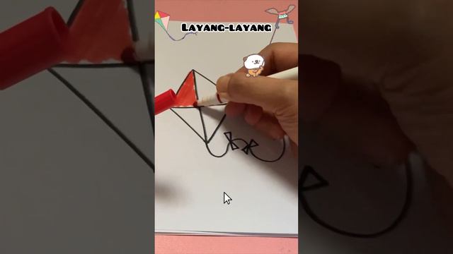Gambar Layangan - Layangan keren - how to draw kite