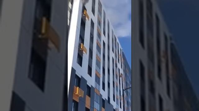 Пожар в Астане экстренное спасение детей