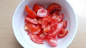 Салат овощной с йогуртовой заправкой