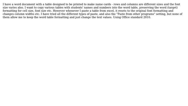 Copy a table from excel to word, keeping the word table formatting (2 Solutions!!) смотреть онлайн