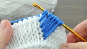 Удивительно? Супер Простое Детское Одеяло Для Вязания Крючком по-Тунисски Для Начинающих