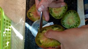 Томат Черный ананас (Ананас нуар) дегустация + разрез 2020