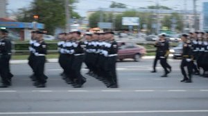 Марш воинов 336-ой отдельной бригады морской пехоты Балтийского флота в Коломне. 9.05.2019 г.