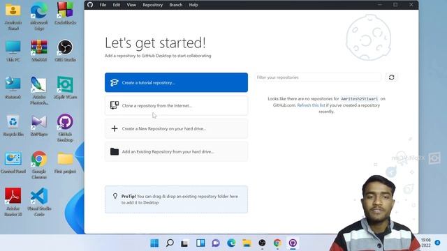 GitHub for beginners without Git || PUSH ,CLONE without git command || Built your first repository