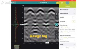 05 Tutorial Proceq GPR Live - Object tagging and depth calibration
