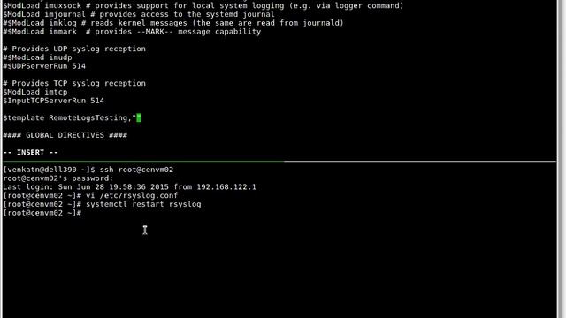 CentOS 7: Set up Centralized Logging with Rsyslog смотреть онлайн