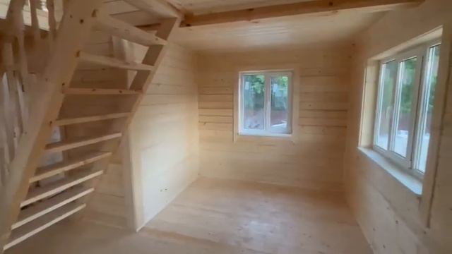 Видео обзор каркасного дома 7х9 по проекту "АНАПА" с уменьшением размеров дома. СК Эталон СтройДом смотреть онлайн