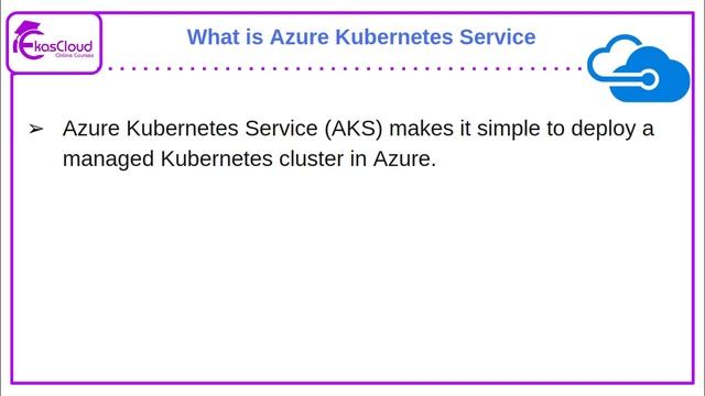#AzureCloud 20 Kubernetes Service AKS | Ekascloud | Tamil смотреть онлайн