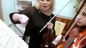 Открытый урок "Развитие техники левой руки скрипача с начального этапа обучения"