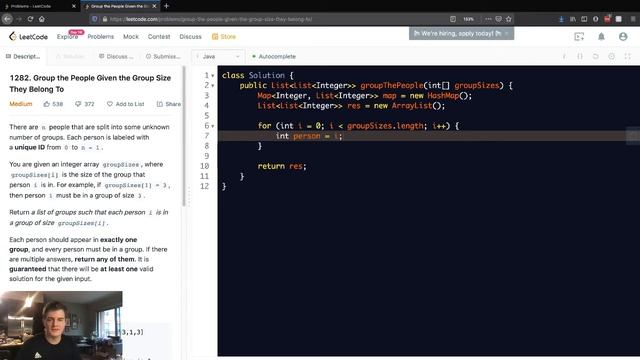 Leetcode Solution - 1282 Group the People Given the Group Size They Belong To смотреть онлайн