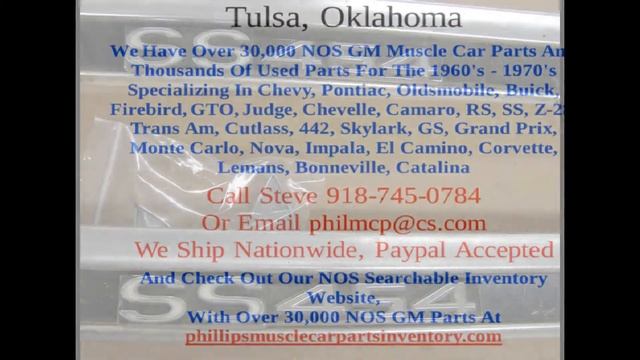 SS 454 Monte Carlo 1970 1971 Emblem's Fender Moldings Used GM Chevrolet смотреть онлайн