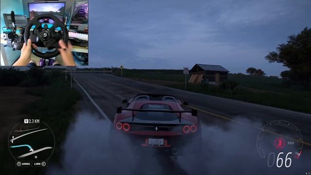 Ferrari J50 Realistic Drift + Speeding - Forza Horizon 5 Logitech G923 gameplay [4K 60FPS]
