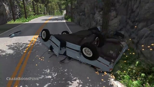 Realistic High Speed Crashes #23 - BeamNG Drive смотреть онлайн