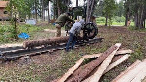 MILLING TIMBERS FOR OUR REMOTE ALASKAN DOVETAIL SAUNA BUILD PT.3