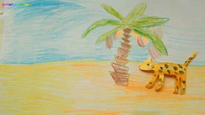 Жил был крокодил.