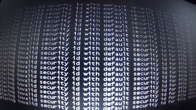 Replacing Invalid Security Id With Default Security Id смотреть онлайн