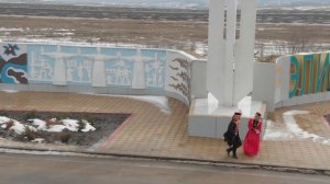 Калмыцкий танец. Супруги Перняевы Евгений и Марина.