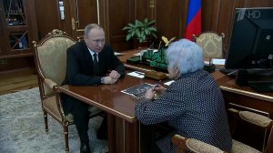 Развитие отечественной культуры обсудил Владимир П...тельных искусств имени Пушкина Ириной Антоновой