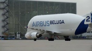 BELUGA (HD-Airbus) CLOSE Taxi - Munich Airport I Flughafen München 2012 - LEANFLEX CARGO