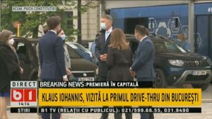 TALK B1 CU PETRARU. IOHANNIS, VIZITA LA PRIMUL DRIVE-THRU: CENTRUL DRIVE-THRU UN SUCCES, P2/2