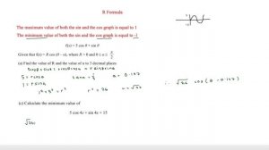 Trigonometry: R Formula - A-Level Maths