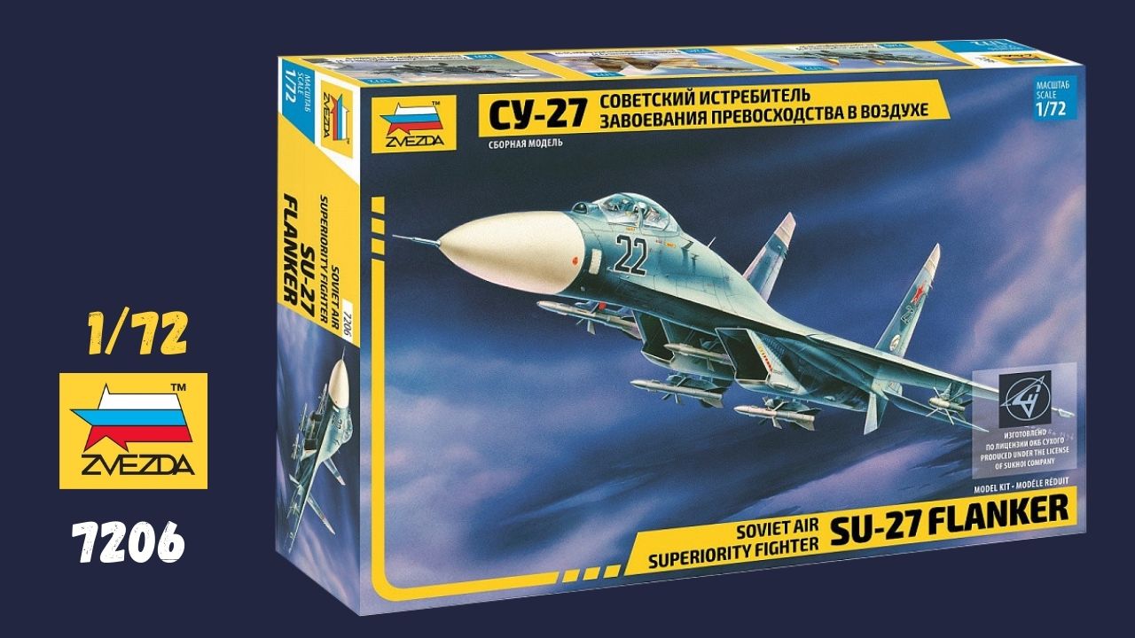 Советский истребитель Су-27 Звезда 7206. Обзор и распаковка