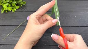 Лаванда из фоамирана Цветы из фоамирана Flores de fomi