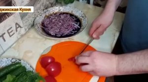 Шакароб. Ачичук. Самый простой салат. Таджикский салат шакароб. Салат Шакароб