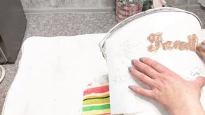 Огромное кашпо из ведра ,просто и красиво