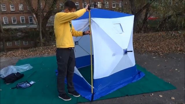 Зимняя палатка куб Следопыт 1,5х1,5 м PF TW 10 смотреть онлайн