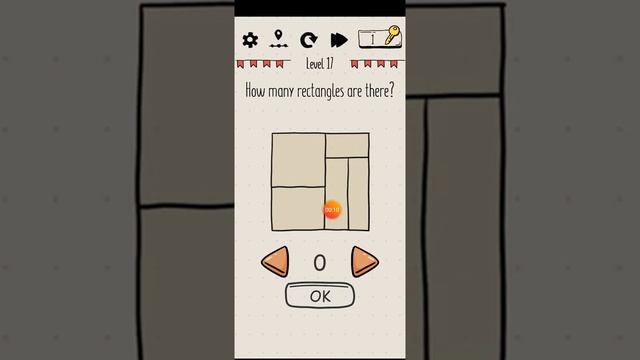 Mind maze level 17 How many rectangles are there walkthrough