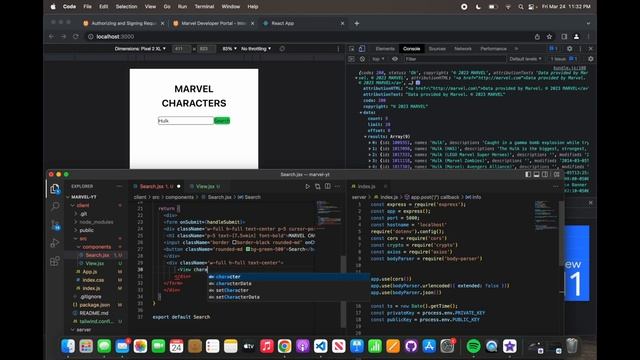 Full-Stack Marvel App Tutorial: React & Node.js | Build a Responsive Project (Part 2) ?