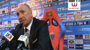 Catania - Cagliari - 08/03/2014 - Rolando Maran in sala stampa