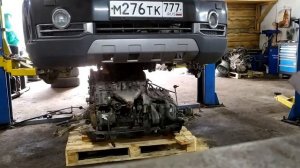 Замена мотора от ХОДОС, каптива v6 3.2 л.