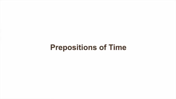  Английская грамматика - онлайн-курс. Занятие 6. Preposition of Time (предлоги времени)